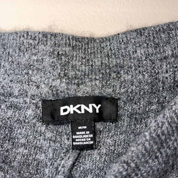 DKNY Knit Ribbed Wide Leg Loungewear Women's Pants Size Medium - Picture 6 of 7